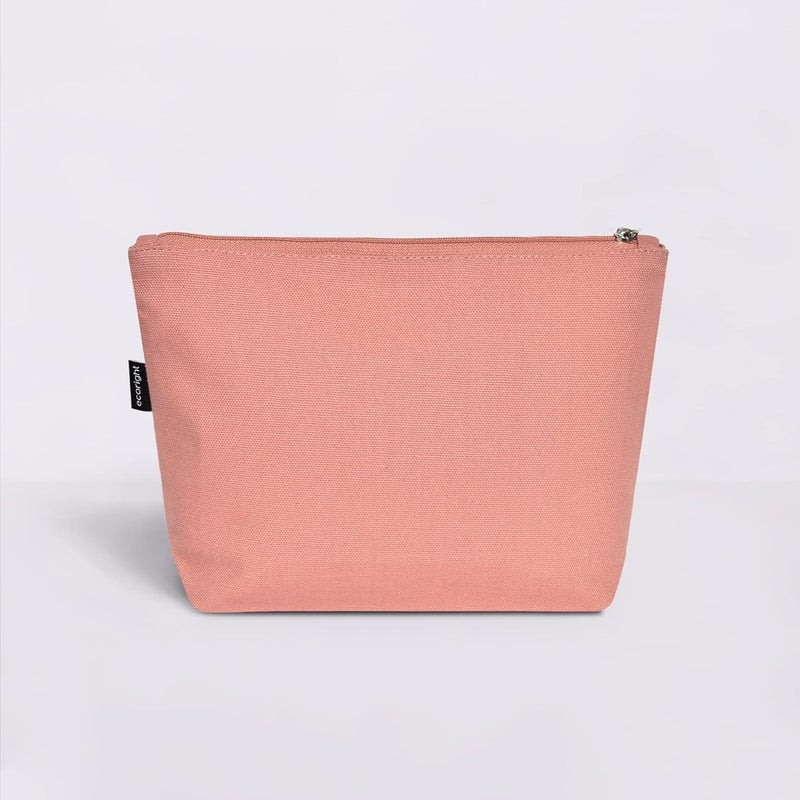 Ecoright Makeup Pouch for Girls, Canvas Cosmetic Pouch for Women, Small Pouches for Women with Waterproof Recycled Lining - Image 4