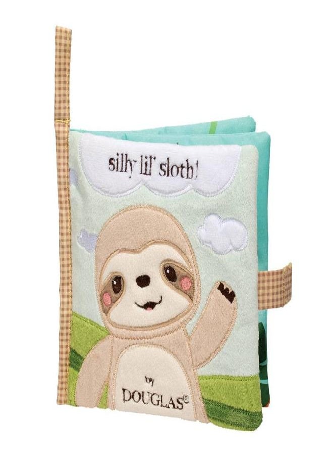 Douglas - Douglas Baby Stanley Sloth Soft Plush Activity Book - Image 1