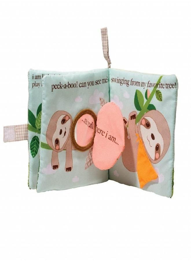 Douglas - Douglas Baby Stanley Sloth Soft Plush Activity Book - Image 1