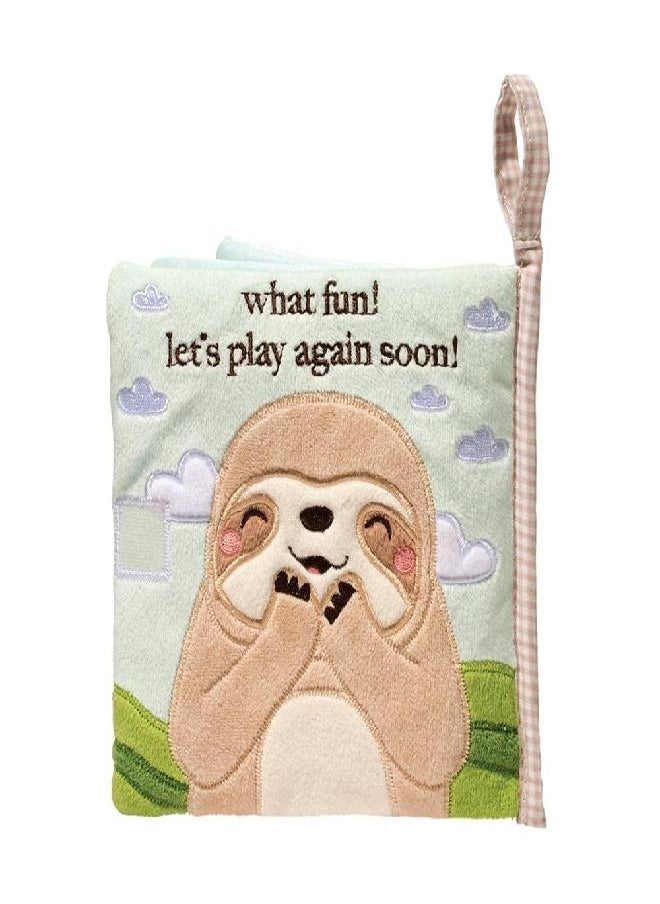 Douglas - Douglas Baby Stanley Sloth Soft Plush Activity Book - Image 1