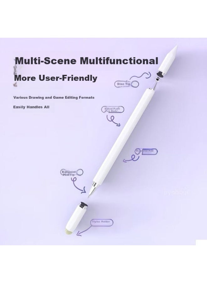 Hboalg 3-in-1 Capacitive Stylus Pen Touchscreen Pen For Tablet Ipad Mobile Phone Fine Tip Touch Pen Compatible With Tablets Phones Apple Huawei Xiaomi Handwriting - Image 2