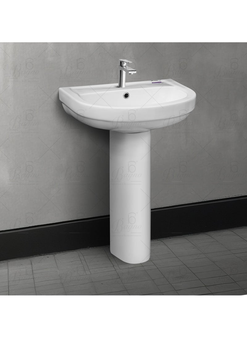 B BAGNO Basin Full Pedestal WB06 - Image 1