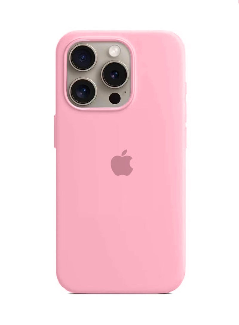 غطاء الحماية سائل سائل ناعم من أبل أيفون 16 برو ماكس 2024 - وردي فاتح