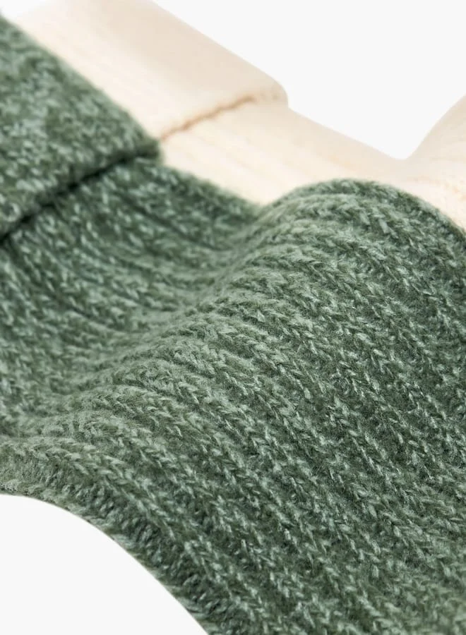Lee Cooper Ribbed Crew Length Socks - Set of 2