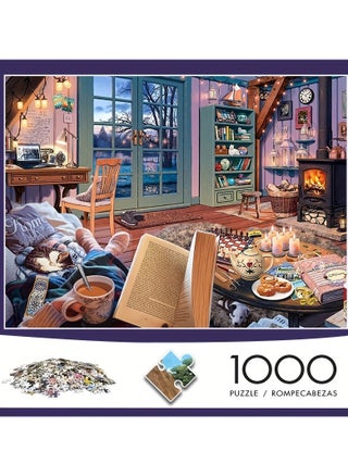 1000-Piece Cozy Home Scene Jigsaw Puzzle for Adults & Teens – Challenging Mini Puzzle with Micro Pieces, Ideal for Relaxation and Home Decoration – Perfect for Beginners and DIY Enthusiasts, Educational and Decompression Activity for Age 14+ - pzsku/ZA4D6959933B03949A924Z/45/_/1729060195/53594583-5725-4e01-a7b6-f3990e4045e0