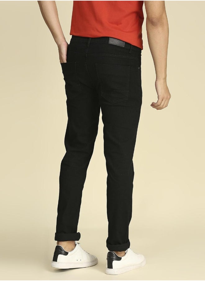 HIGH STAR Men Black Slim Fit Stretchable Jeans  - Image 3