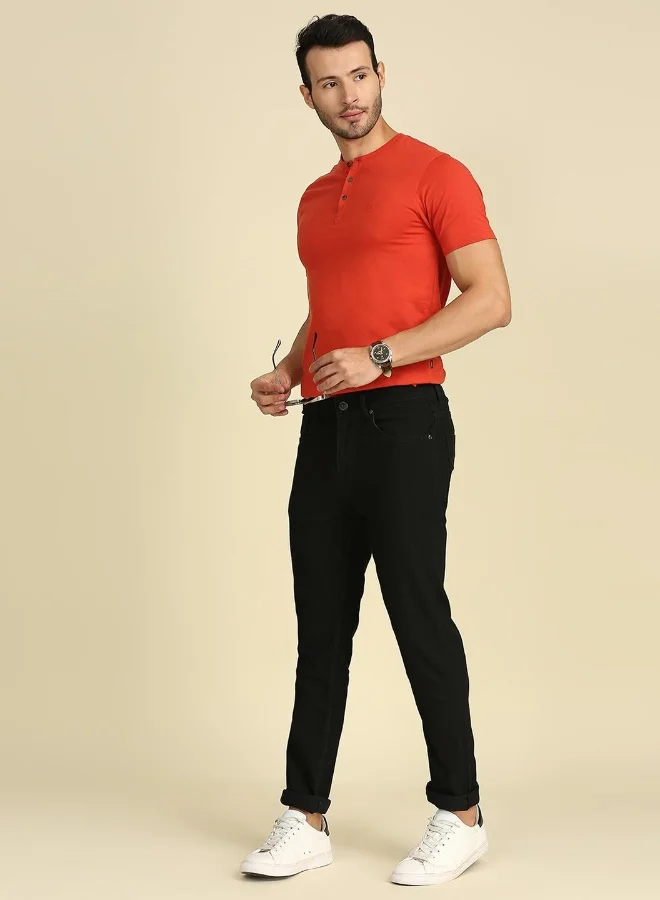 HIGH STAR Men Black Slim Fit Stretchable Jeans