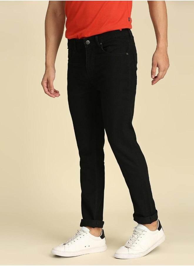 HIGH STAR Men Black Slim Fit Stretchable Jeans  - Image 4