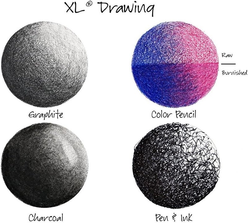 Canson XL Series Drawing Paper Wirebound Pad 55x85 inches 60 Sheets 70lb114g  Artist Paper for Adults and Students  Charcoal Colored Pencil Ink Pastel Marker - Image 5