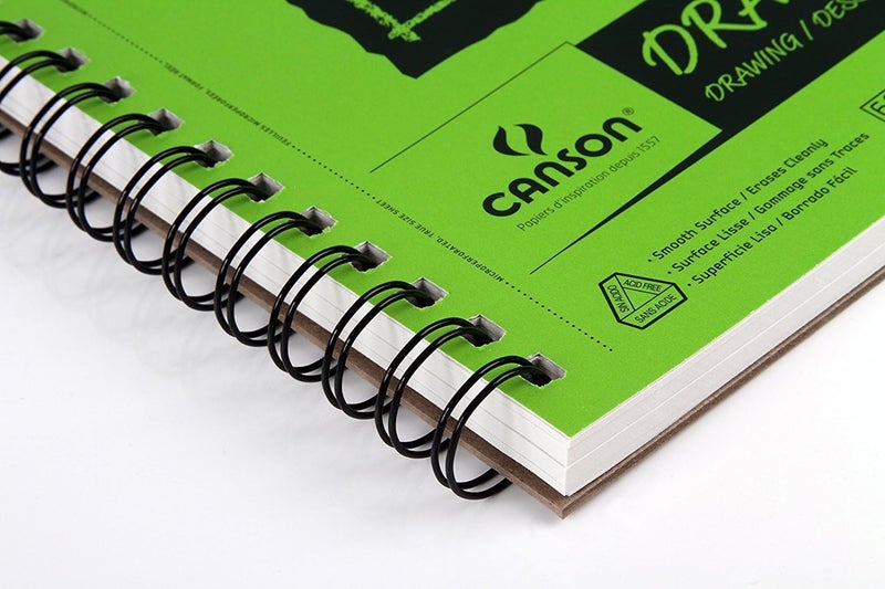 Canson XL Series Drawing Paper Wirebound Pad 55x85 inches 60 Sheets 70lb114g  Artist Paper for Adults and Students  Charcoal Colored Pencil Ink Pastel Marker - Image 3