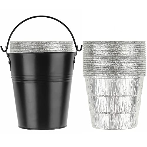 15Pack Liners  Replacement Traeger HDW152 Drip Grease Bucket for Traeger 202234 Pit Boss etc Pellets Smoke Black 15