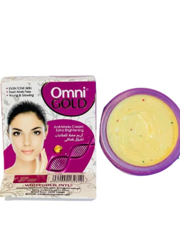 Omni Gold Anti-Marks Cream Extra Brightening Cream 4 Pcs 4*30 g - Image 2