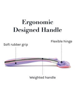 AOA STUDIO Oa Studio Women'S 5Blade 7Pc Kit Including 1Pc Handle 5Pcs Fiveblade Heads From Swedish1Pcs Stainless Steel Shower Hook Hydrating Aloe And Vitamin E Strip Cleanest Closest Comfortable Shave  - Image 4