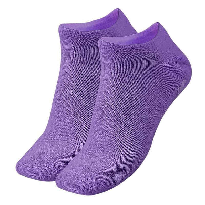 1 Pair Moisturizing Socks and Gloves for Dry and Rough Hands and Feet Treatments, Silicone Gloves and Socks for Softening Dry and Cracked Skin Reusable (Purple) - Image 2