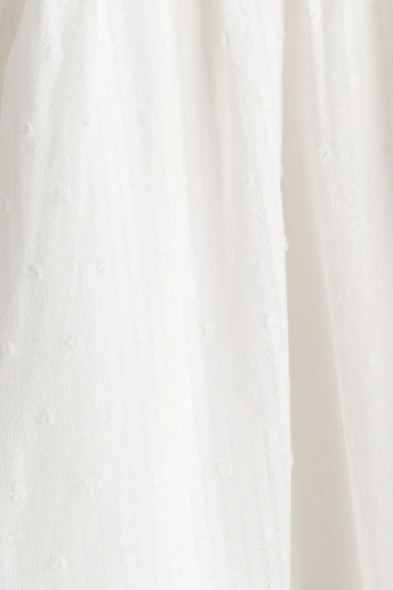 H&M Frill-trimmed cotton dress
