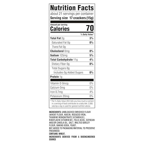 Premium Original Mini Saltine Crackers Lunch Snacks Bulk Snacks 6  11 oz Boxes - Image 5