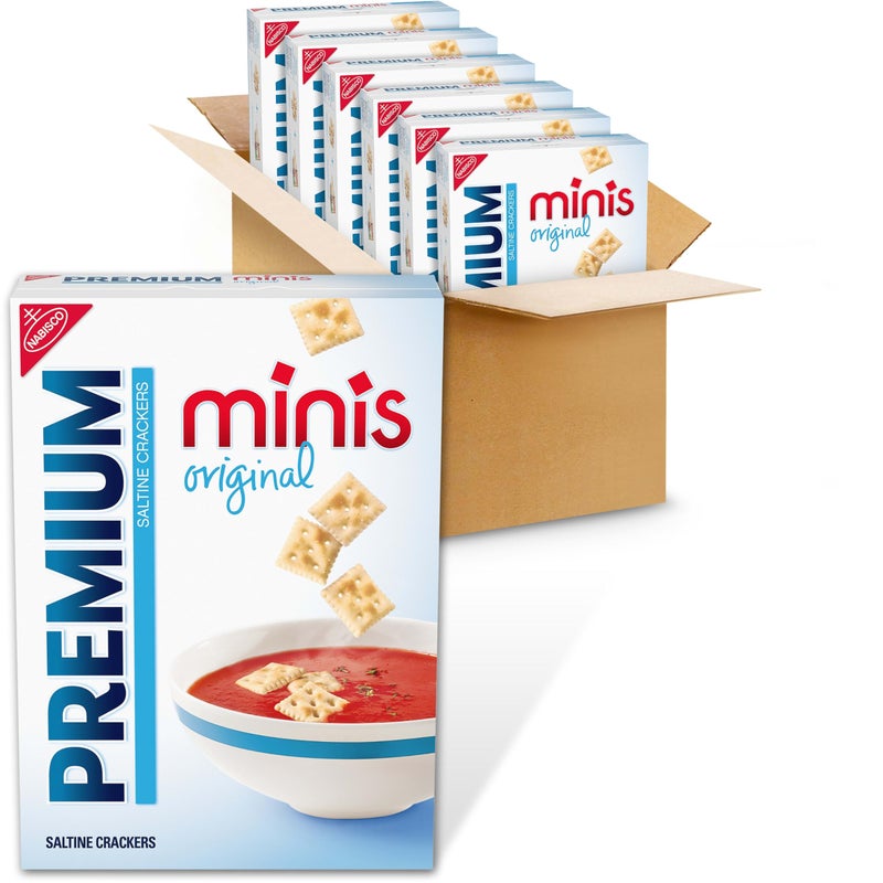 Premium Original Mini Saltine Crackers Lunch Snacks Bulk Snacks 6  11 oz Boxes - Image 3