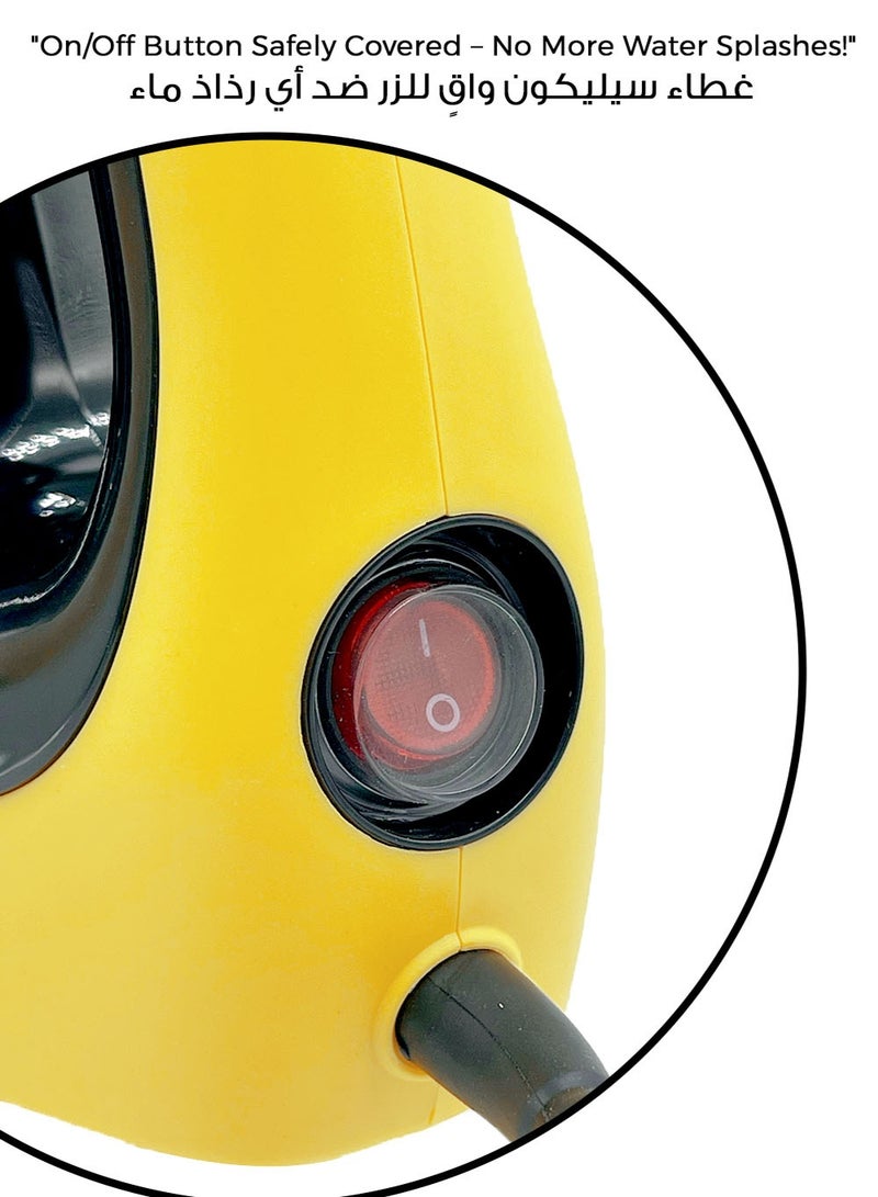 لنكوو مجموعة التنظيف 3 في 1 بالبخار من LNKOO – جهاز بخار محمول قوي للتنظيف العميق + بخاخ ذا بنك ستاف متعدد الاستخدام لإزالة الدهون والأوساخ + قفازات تنظيف مقاومة للماء لحماية اليدين أثناء التنظيف المنزلي - Image 4