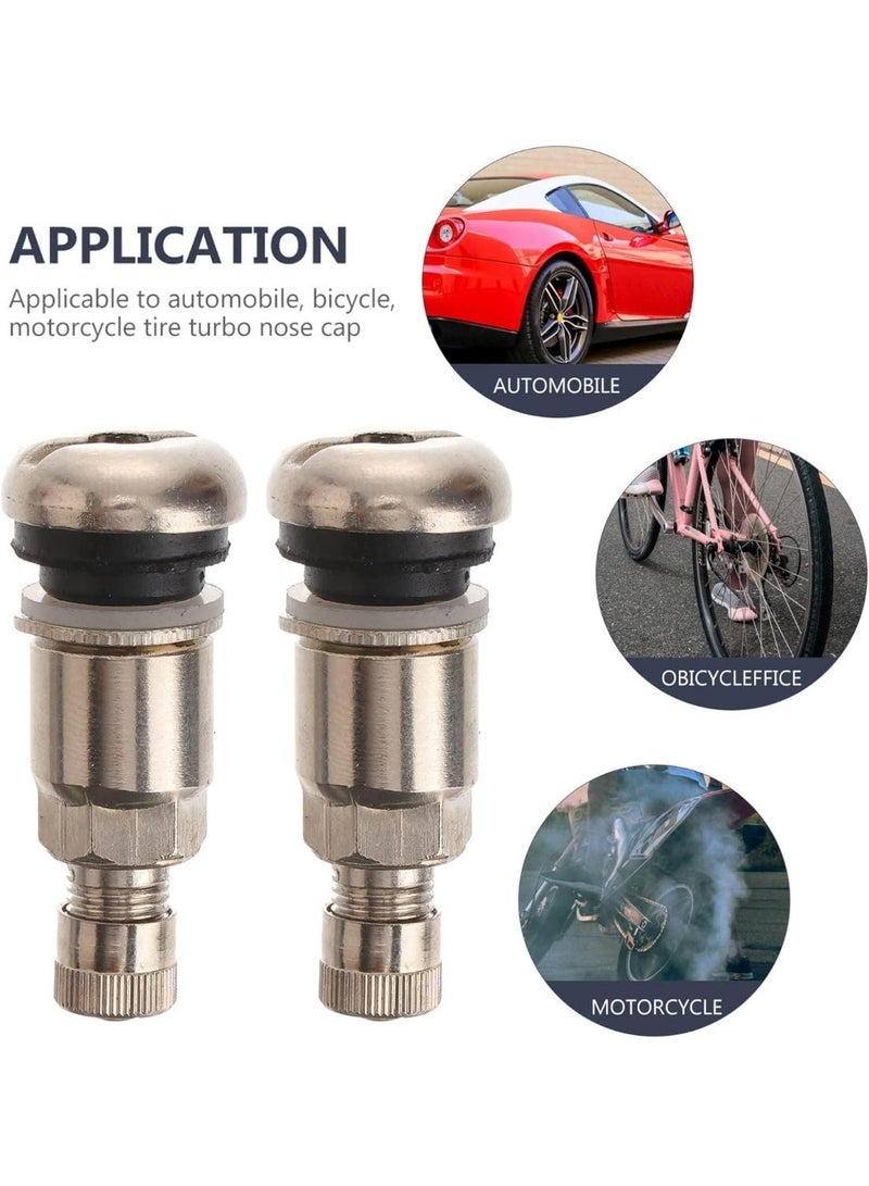 أعمدة الأبواب الهوائية ذات الإطارات المزودة بنابض، 10 ملولب من الفولاذ غير القابل للصدأ -استبدال الاطارات الخارجية للسيارة بأقفال الدواليب الهوائية، وتركيب مواضع خارجية لأعمدة الأبواب ذات الضغط العالي - Image 2