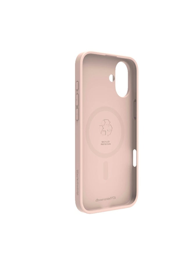 DBRAMANTE1928 جراب جرينلاند برو ماغسيف لهاتف آيفون 16 بلس بلون الرمل الوردي - Image 2