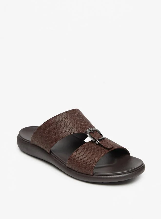 LBL by Shoexpress Men'S Buckle Slip-On Comfort Sandals