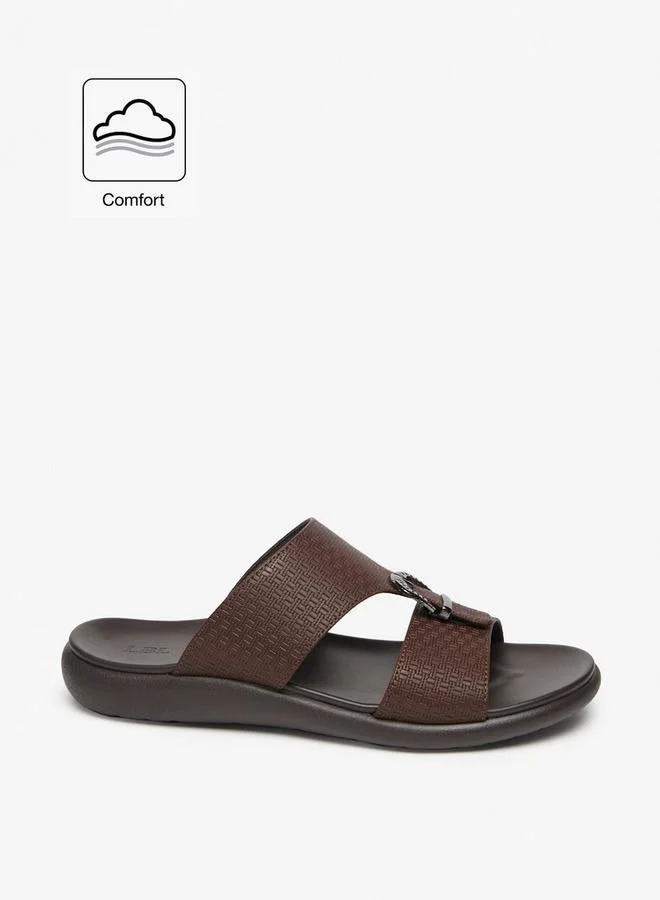 LBL by Shoexpress Men'S Buckle Slip-On Comfort Sandals