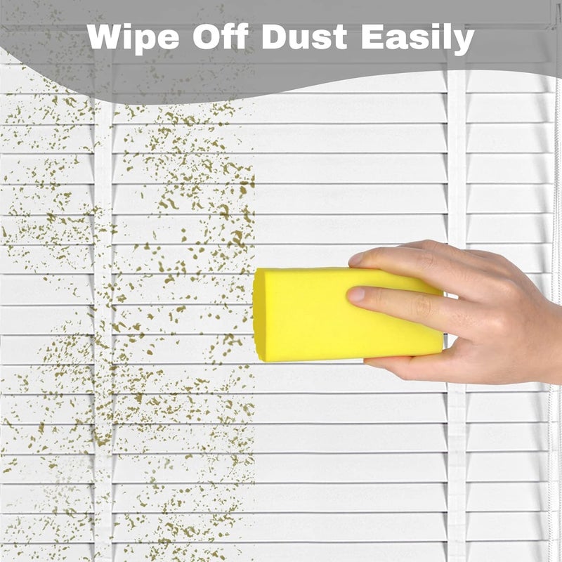 Cazuela Cazuela Damp Dusting Sponge Household Clean Duster for Cleaning Baseboards Blinds Vents Window Trunk Scrub Magic Eraser Sponge Reusable Wet Sponges Cleaning Supplies Tool Multi Colors 4 - Image 3