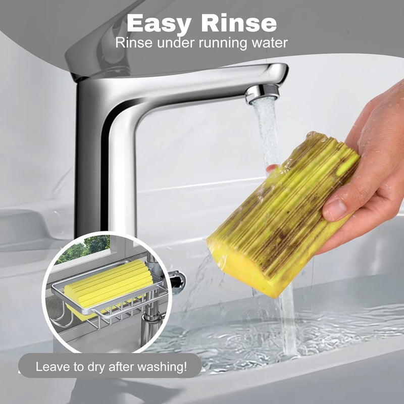Cazuela Cazuela Damp Dusting Sponge Household Clean Duster for Cleaning Baseboards Blinds Vents Window Trunk Scrub Magic Eraser Sponge Reusable Wet Sponges Cleaning Supplies Tool Multi Colors 4 - Image 4