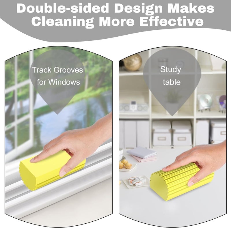Cazuela Cazuela Damp Dusting Sponge Household Clean Duster for Cleaning Baseboards Blinds Vents Window Trunk Scrub Magic Eraser Sponge Reusable Wet Sponges Cleaning Supplies Tool Multi Colors 4 - Image 5