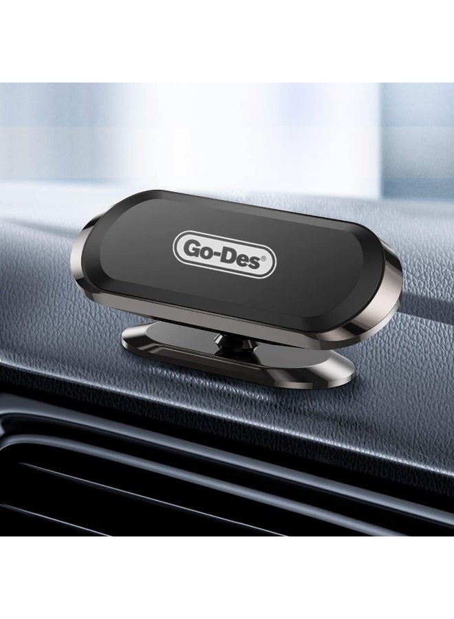 GO-DES Magnetic Phone Holder GD-HD708 – 360° Rotation, Strong 8X Magnet Grip, Dashboard Mount, Universal Mobile Stand for Car/Home/Office - GD-HD708 - Image 1