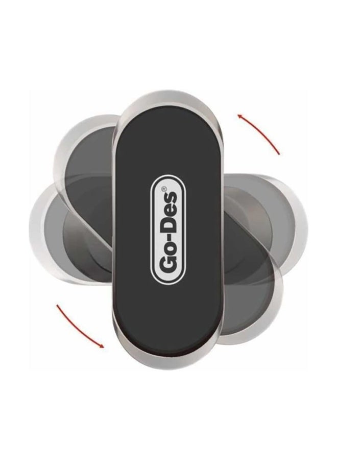 GO-DES Magnetic Phone Holder GD-HD708 – 360° Rotation, Strong 8X Magnet Grip, Dashboard Mount, Universal Mobile Stand for Car/Home/Office - GD-HD708 - Image 2