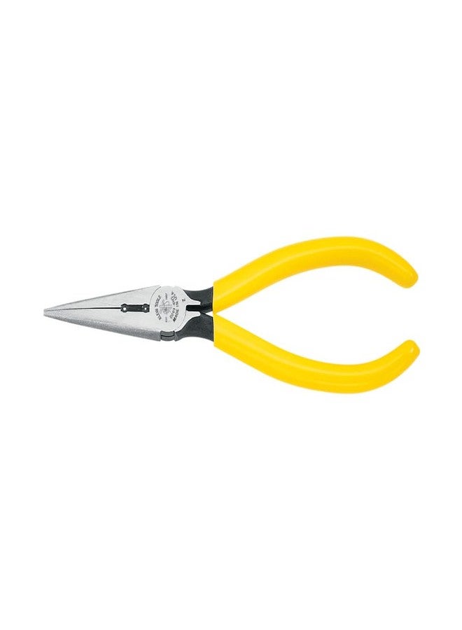 Klein Tools D203-6H2 Long Nose Side-Cutter Stripping Pliers, Induction Hardened and Heavier For Increased Cutting Power, 6-Inch - Image 2