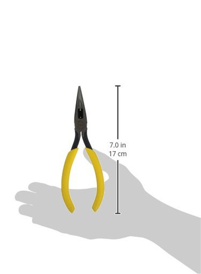 Klein Tools D203-6H2 Long Nose Side-Cutter Stripping Pliers, Induction Hardened and Heavier For Increased Cutting Power, 6-Inch - Image 3