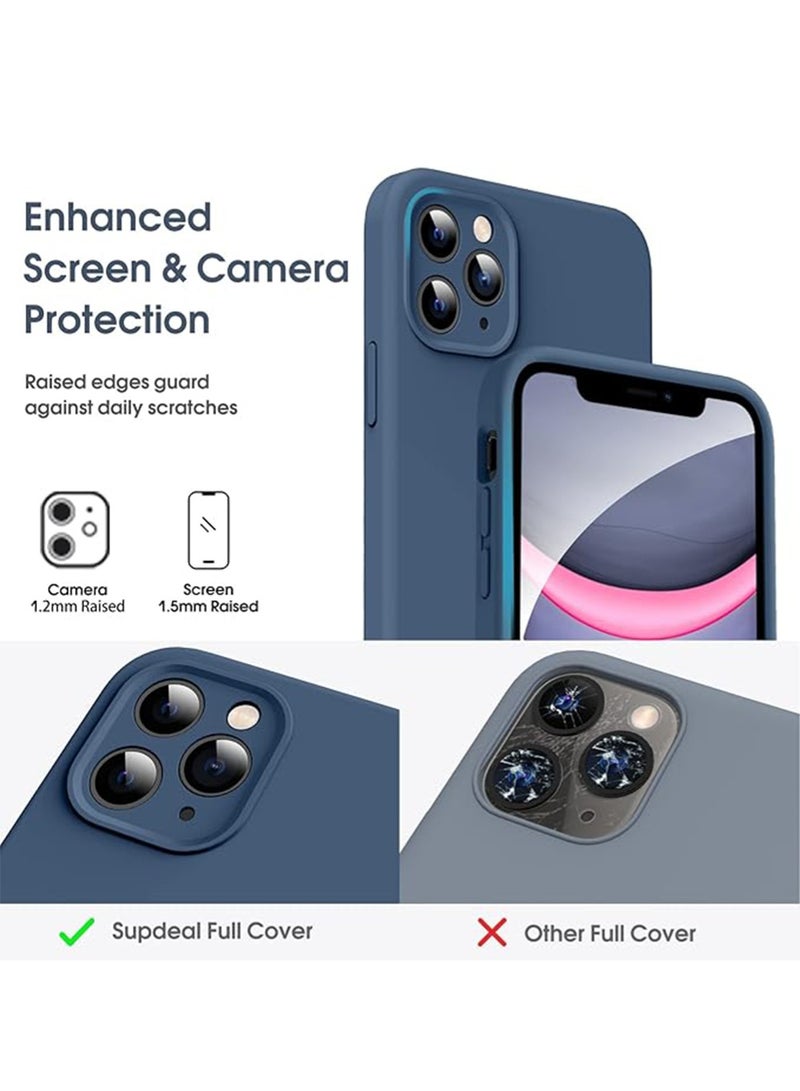 WRISTWISE Case Cover for iPhone 11 Pro Max - [Camera All-Round Protection] [Soft Microfiber Lining Anti-Scratch] Shockproof Phone Case Cover, Blue - Image 2