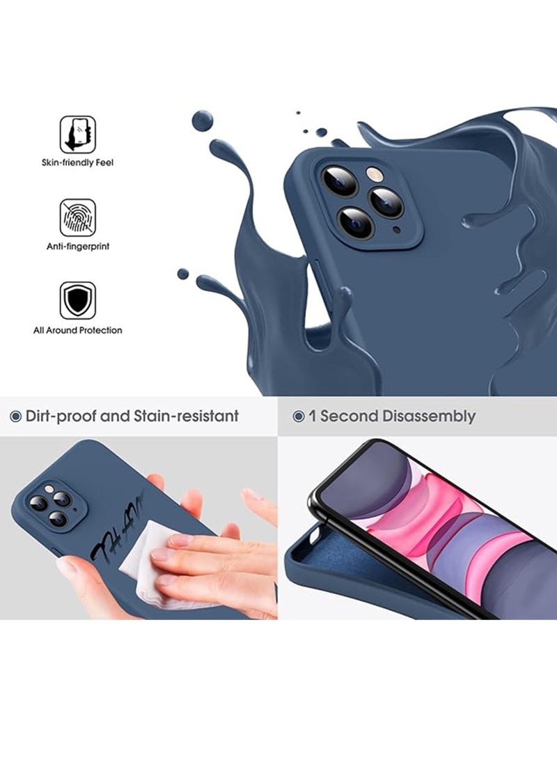 WRISTWISE Case Cover for iPhone 11 Pro Max - [Camera All-Round Protection] [Soft Microfiber Lining Anti-Scratch] Shockproof Phone Case Cover, Blue - Image 3