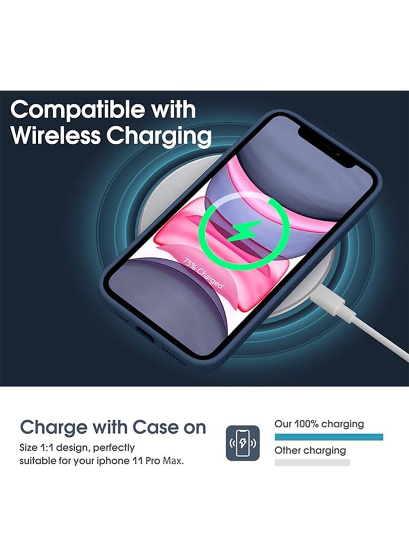 WRISTWISE Case Cover for iPhone 11 Pro Max - [Camera All-Round Protection] [Soft Microfiber Lining Anti-Scratch] Shockproof Phone Case Cover, Blue - Image 5