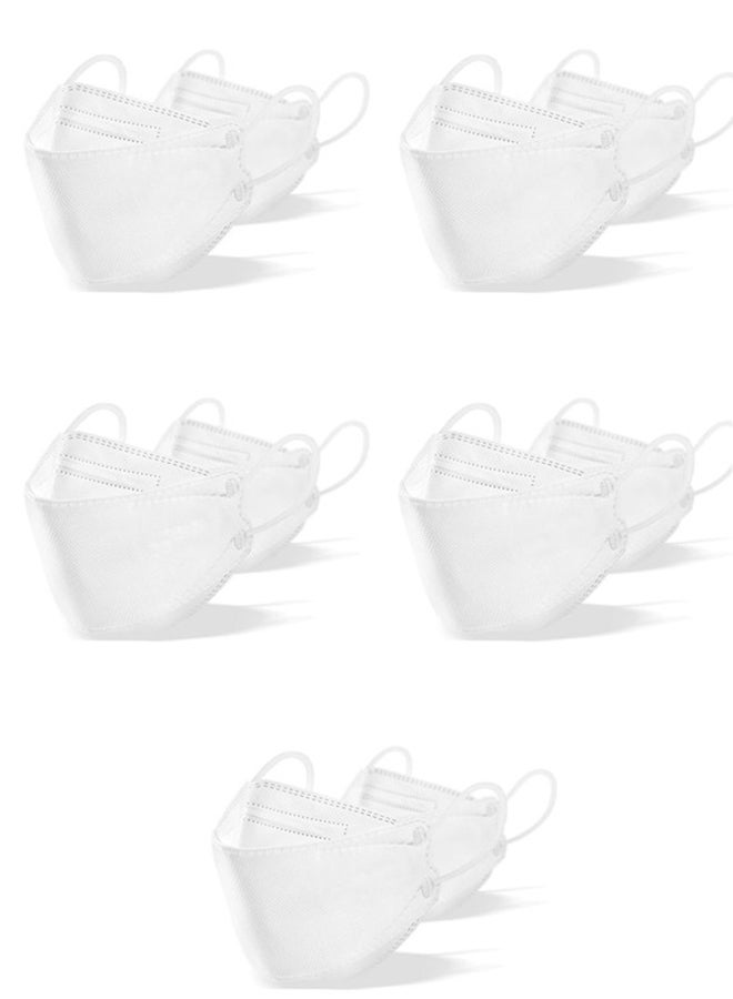 Alyashmac 5-Pieces N95 FFP2 5 Layers Filtering Face Mask - Image 1