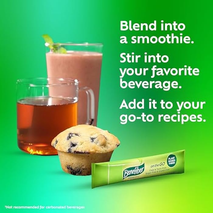 Benefiber Daily Prebiotic Fiber Supplement Powder for Digestive Health, Unflavored - 125 Servings (17.6 Ounces) - Image 2