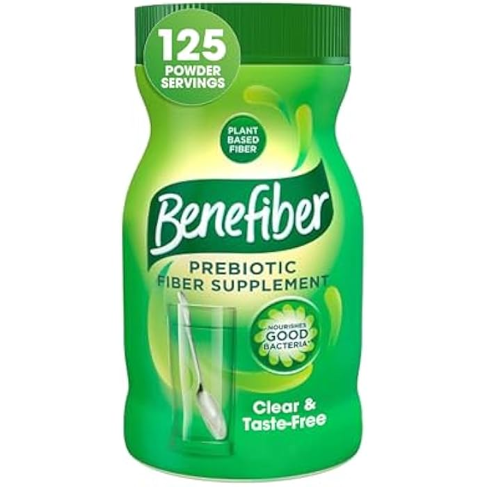 Benefiber Daily Prebiotic Fiber Supplement Powder for Digestive Health, Unflavored - 125 Servings (17.6 Ounces) - Image 1