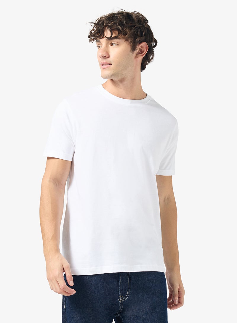 سفنتي فايف بيسيكس عبوة من  تي شيرت بياقة مستديرة - Image 3