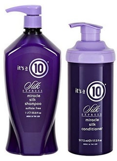 It's a 10 Haircare 2-In-1 Moisture Shampoo & Conditioner With Vitamin B5 Infusion And Ph Balanced Salon Formula, Anti-Frizz Cleansing For Dry Hair, 28 Oz (Pack Of 4) 