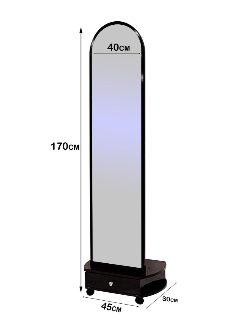 Floor Full Length Mirror with Holder 170*40*45cm - Image 3