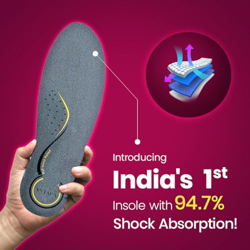 AGEasy Insoles for Flat Feet and Plantar Fasciitis with Rebound Relief Technology for Arch Support (White, Small, 5-6 UK) - Image 4