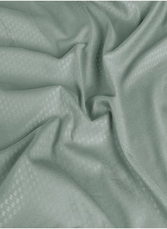 PACHA HOME Plain sheet set with fabric pattern - color: Teal-Size: 240*270+2 pillowcases.  - Image 2