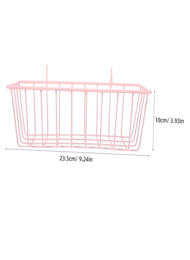 UKCOCO Pink Hanging Hay Feeder Rabbit Enrichment Toy Hay Rack Rabbit Feeder Holder - Image 2