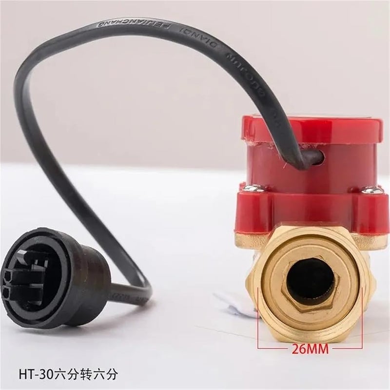 HT 30 DC Flow Switch Full Copper Water Pump Pressure Control Sensor 110V 26 26mm - Image 3
