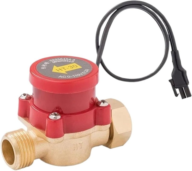 HT 30 DC Flow Switch Full Copper Water Pump Pressure Control Sensor 110V 26 26mm - Image 2