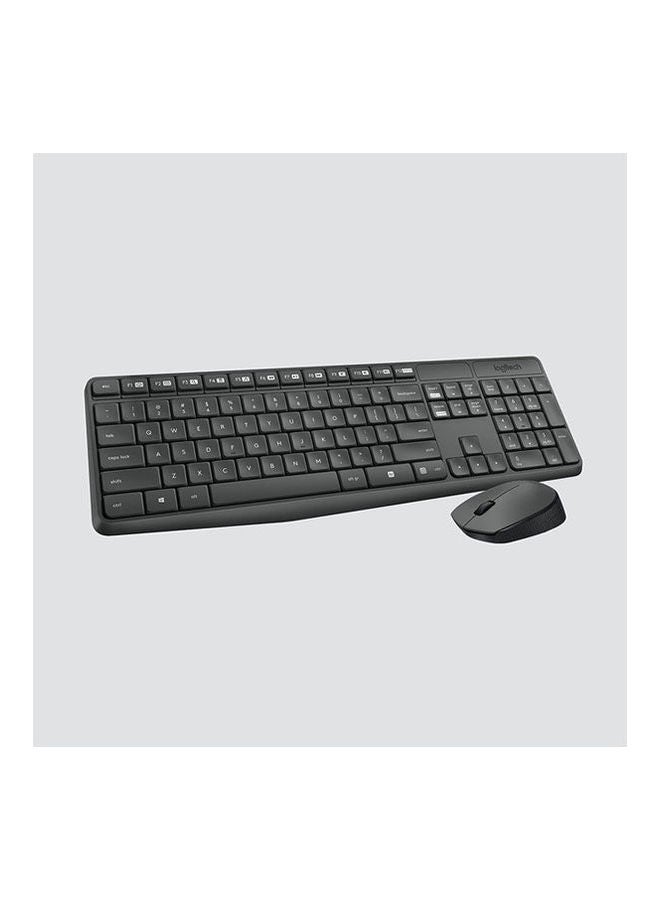 Logitech Mk235 Wireless Keyboard and Mouse Black - Image 1