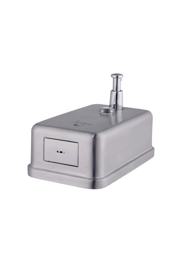 Dolphy Heavy Duty 304 Stainless Steel Soap Dispenser for Bathroom & Kitchen - 1100ml - Image 2