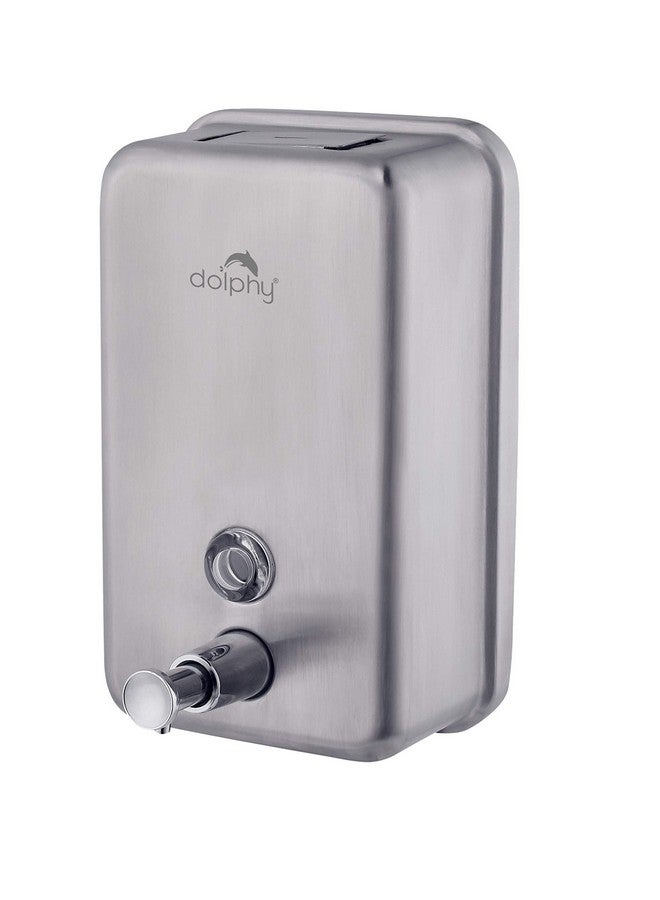 Dolphy Heavy Duty 304 Stainless Steel Soap Dispenser for Bathroom & Kitchen - 1100ml - Image 1